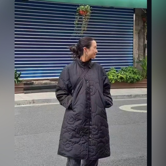 Marimekko Keramika Piirto Unikko Lightweight padded coat - Picture 3 of 12